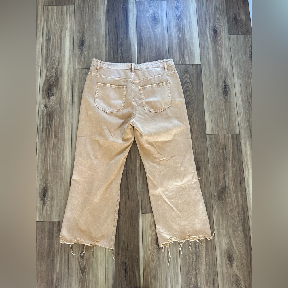 Vervet womens Tan Distressed Jeans size 32 - Picture 5 of 6